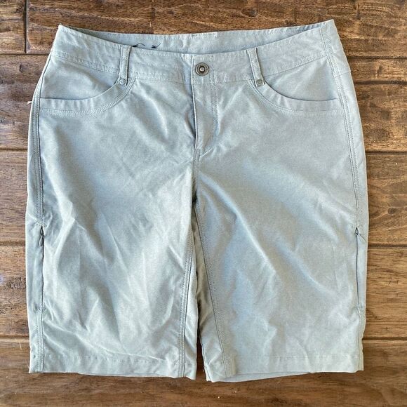 Kuhl Treker Shorts Women's 10 Gray Blend Hiking Climbing Outdoor Gorpcore 10" - Picture 1 of 9